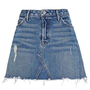 GRLFRND Eva A-Line Denim Mini Skirt || Size 27